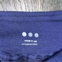 Three Dots  Wide Leg High Waisted Linen Pants Navy Blue Size Small Photo 7