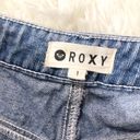 Roxy  lace front acid wash jean shorts size 1 Photo 5