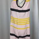 Jason Wu  for Target Sleeveless Striped Pleated Dress Pink Black Medium Photo 3