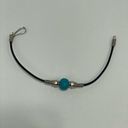 Teal Turquoise Color Bead Bracelet Photo 2