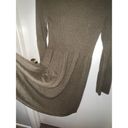 American Eagle  Outfitters Soft Ribbed Olive Green Long Bell Sleeve Sweater Dress Photo 3