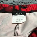 Petal Alyx brand S NWOT knee length skirt. Stunning red & black rose  design Photo 4