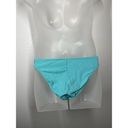 Robin Piccone  Yasmine Hipster Bikini Bottom Large L Aqua Teal Ribbed Photo 3