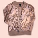 New Direction Silk Pink Bomber Photo 0