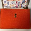 Kipling Orange / Tan Nylon Small Crossbody Wallet and Clutch Photo 1