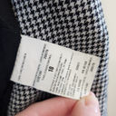 Houndstooth Louben Canada  Black White Linen Blazer Jacket Size 10 Photo 5