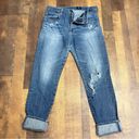 AG Adriano Goldschmied  The Stilt Cigarette Leg Skinny Distressed Jeans Size 30R Photo 1