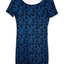 Tracy Reese Plenty by  Women’s Floral Scoop Neck V Back Dress Blue Black Size 0 Photo 0