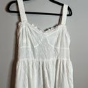 American Eagle  white open back tiered maxi dress Photo 1