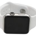 Solid Silicone Band for Apple Watch 38mm in White NEW Photo 1