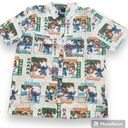 Disney Lilo & Stitch Character Allover Print Woven Button-Up(Unisex) Photo 1