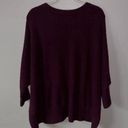 Lou & grey burgundy oversized pullover poncho sweater Photo 6