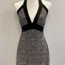 Xxi Geometric Halter V-Neck Tie Back Club Cocktail Dress Small Photo 2