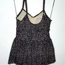 Newport News Vintage Sun Streak by  Leopard Print Swim Dress Skirted Swimsuit Photo 3