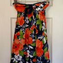 Hollister Y2K  Dark Hawaiian Floral Strapless Tunic Photo 0