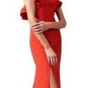 C/MEO COLLECTIVE NWT Revolve  Outline Gown in Cherry Red Size XL Photo 0