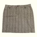 Eddie Bauer  Ladies Plus Size Wool Herringbone Plaid Knee Length Pencil Skirt Photo 0