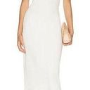 l*space L* Ellery White Ribbed Midi Cutout Dress Size M Photo 0