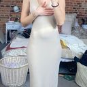 Vintage Suvimo Maxi Dress Tan Photo 0