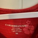 Caribbean Joe Red  Short Sleeve Shirt Photo 1