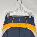 Free People Movement Free People In It To Win It Navy & Orange Colorblock Athletic Leggings Medium M Photo 2