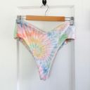 Skatie | The Saltie Blonde Oahu Tie Dye Demi Top & Pastel Melly Bottom Swimsuit Photo 2