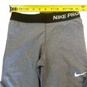 Nike  Pro Dri Fit Gray Exercise Leggings Womens Size Large Photo 7