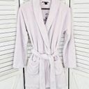 Victoria's Secret Victoria’s Secret Embroidered Plush Fleece Shortie Robe Lilac XS Small Photo 0