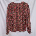 Something Navy  NWT Floral Print Long Sleeve Easy Volume Blouse Top size XS Photo 7