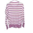 ee:some  Women's Pink purple White Stripe Distressed Sweater small NWOT Photo 4