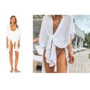 l*space L* Anita Cover Up in White Size Medium / Large Photo 1