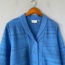 Habitat  Blue Button Front Lightweight Blazer Size Medium Photo 3