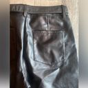 We The Free Vegan Leather Belted Pants, 28 R, Black Photo 5