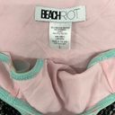 Beach Riot  bikini, aqua blue pink unicorn print Flutter ruffle (top M, Bottom L) Photo 2