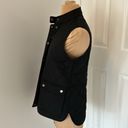 J. McLaughlin  Black Quilted Full Zip Vest Photo 2