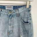 One Teaspoon  Blue Trashed High Waist Freebird Rigid Skinny Leg Denim Jeans 25 Photo 1