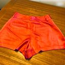 Alice + Olivia  Cady High-Waist Raspberry Pink Pocket Satin Shorts Sz 8 ~ Barbie Photo 6