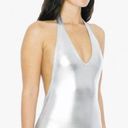 American Apparel Womens Metallic Sunsuit Halter, Large - New! Photo 2