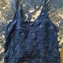 Angie Navy detailed tank top Photo 0