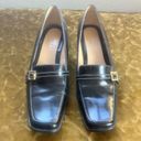 Liz Claiborne Axcess  Black Leather Heels Sz 7 Photo 2