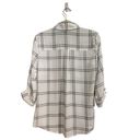 Fortune + Ivy  Christelle Button Down White Plaid Blouse Sz M NWT Photo 10