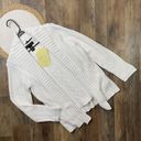 Dialogue  White Chunky Knit Sweater Set Size Large Cardigan + Tank NEW w TAGS Photo 0