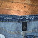 Lane Bryant  boyfriend fit 22 distressed gold patch normcore jeans Photo 2