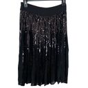 EXPRESS New  High Waisted Sequin Pleated Midi Skirt size XS Photo 2