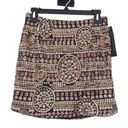 WYLDR  KEEP IT TOGETHER SEQUIN MULTI COLORED MINI SKIRT FESTIVAL WMNS SIZE MEDIUM Photo 0