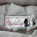 Marilyn Monroe  Womens Top Ingear Size Medium Shark Bite Hem Short Cap Sleeve Photo 7