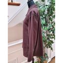 Nordstrom  Women's Brown Viscose Single Breasted Long Sleeve Blazer Coat Size XL Photo 5