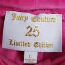 Juicy Couture  25th‎ Anniversary Pink Rhinestone Velour Pant Photo 5