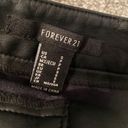 Forever 21 Black Leather Zip Up Skirt Photo 3