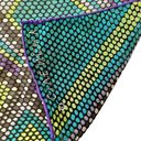 Givenchy x Bonwit Teller Vintage Mod Silk Chiffon Colorful Op Art Square Scarf Photo 5